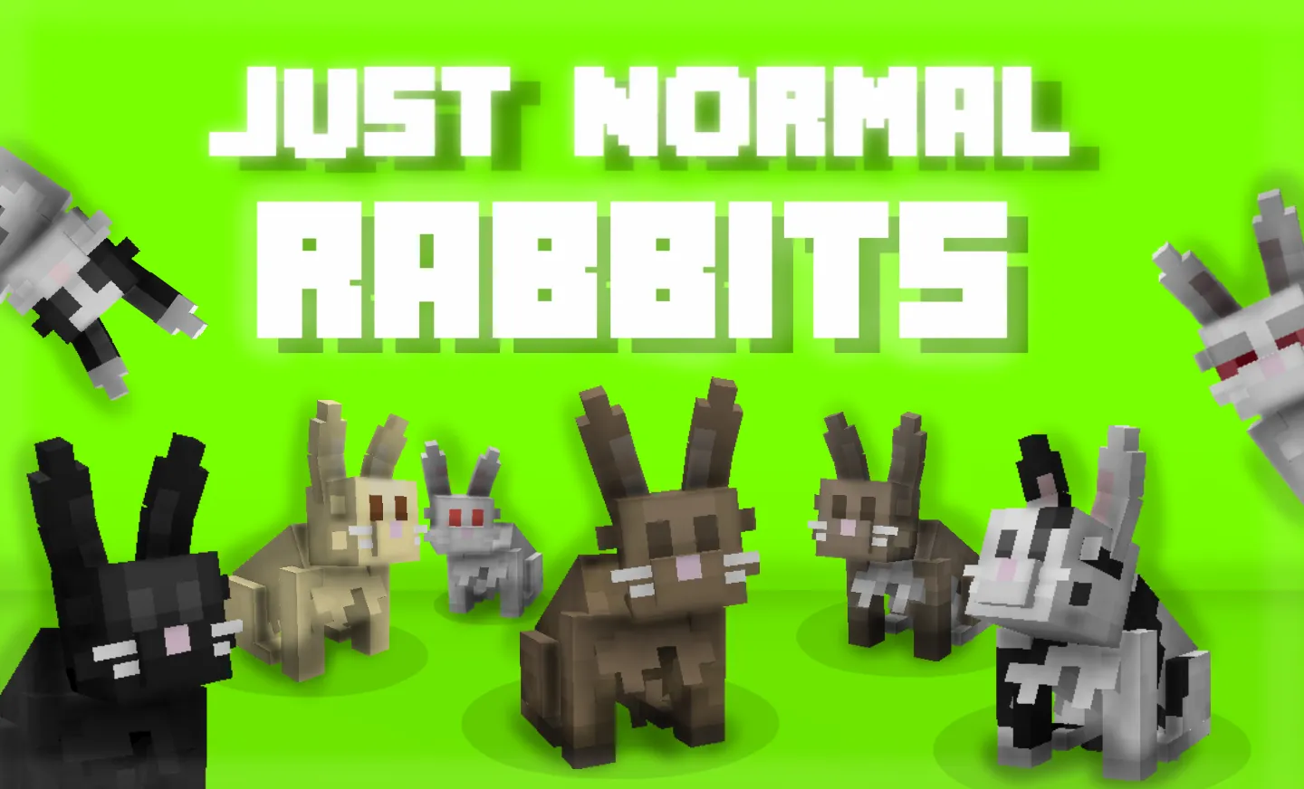 Just Normal Rabbits — скриншот 1 (Текстуры, Minecraft)