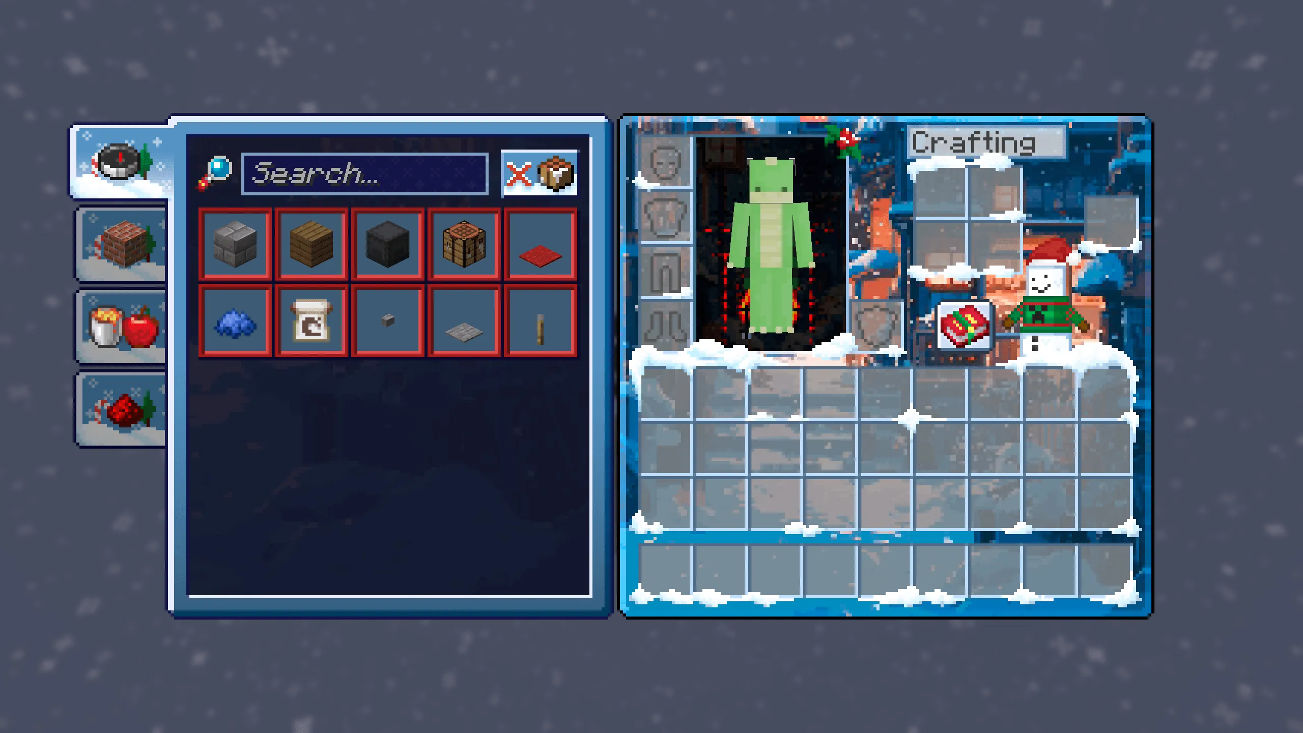 Winter GUI Pack, Текстуры, Minecraft