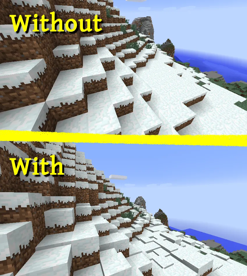 Immersive Snowgen, Моды, Minecraft