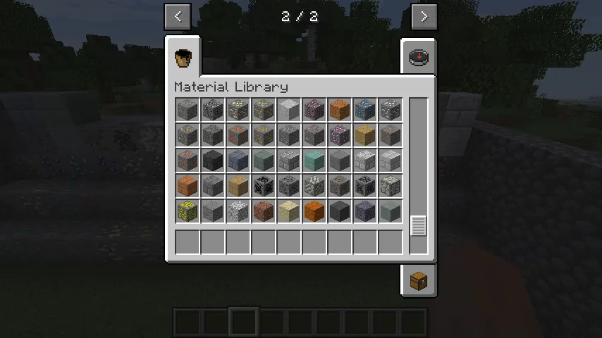 Material Library, Моды, Minecraft