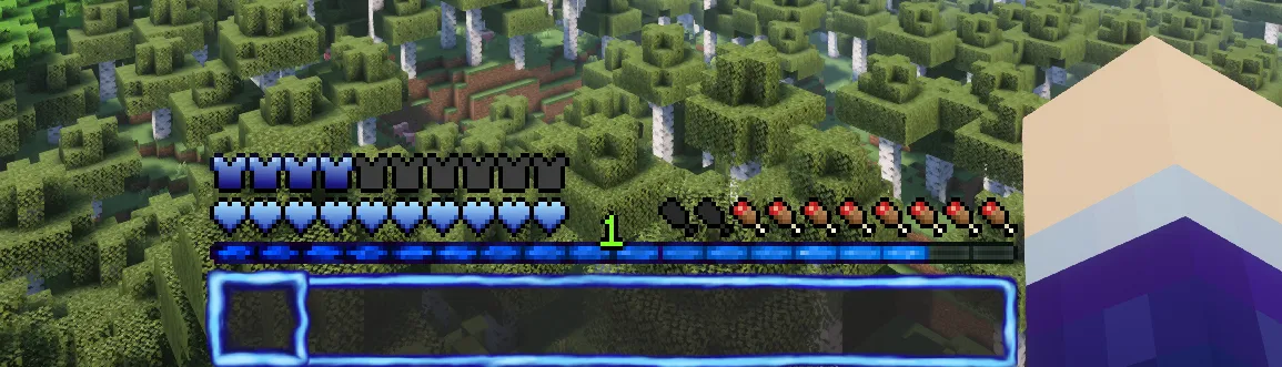 AAirCrafter's blue UI — скриншот 3 (Текстуры, Minecraft)