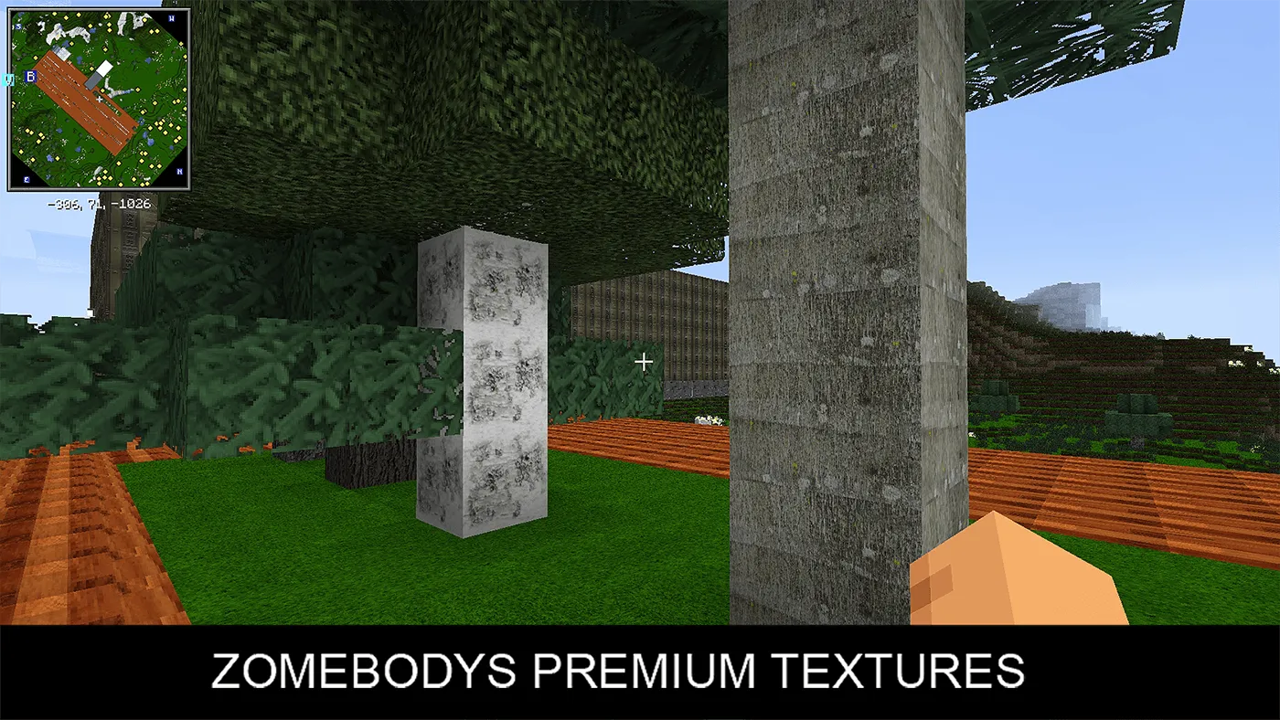 ZOMEBODYS Premium Textures — скриншот 14 (Текстуры, Minecraft)
