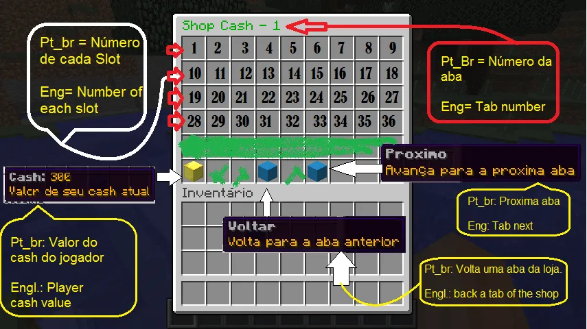 ShopCash — скриншот 1 (Плагины, Minecraft)