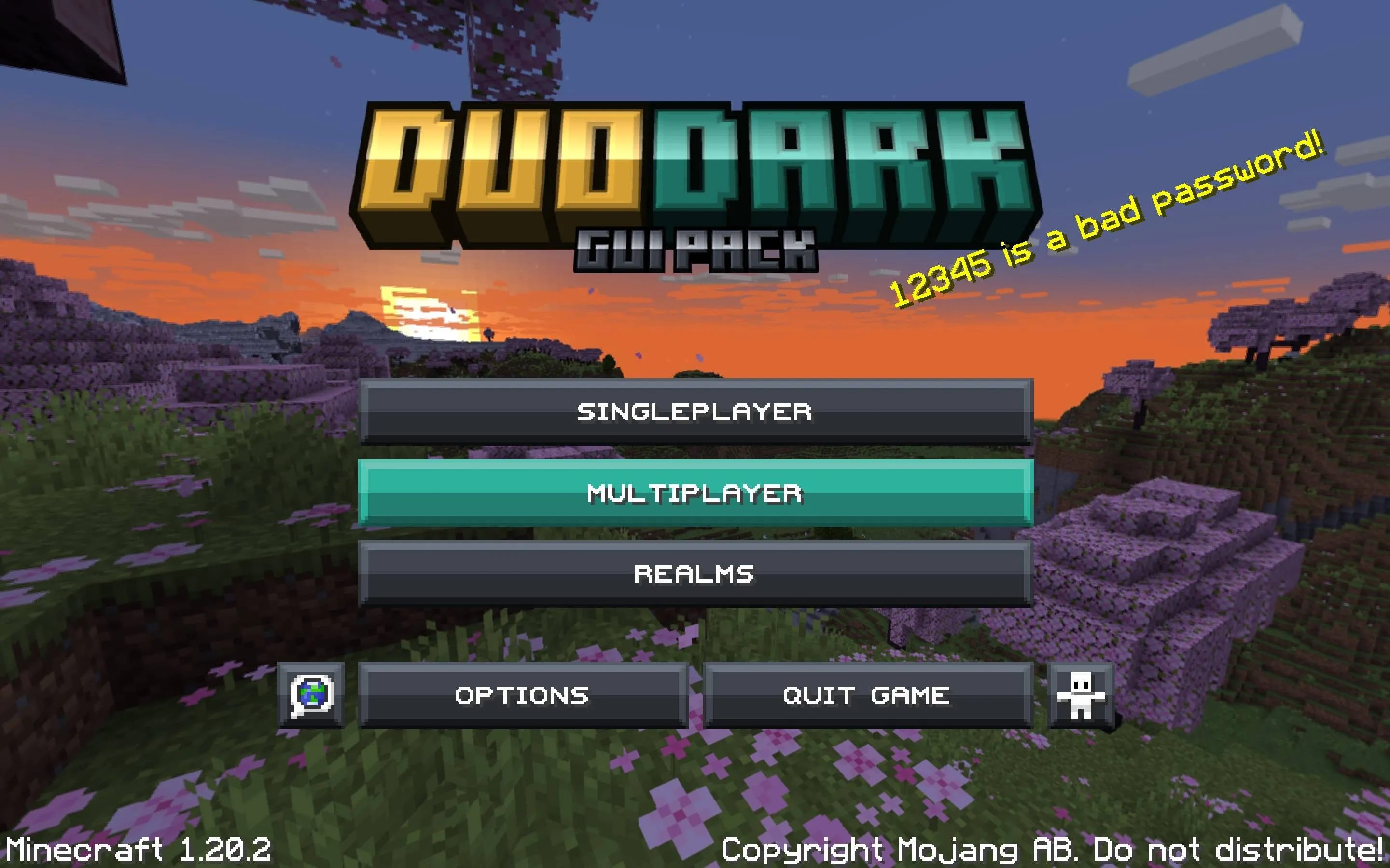 Duo Dark, Текстуры, Minecraft