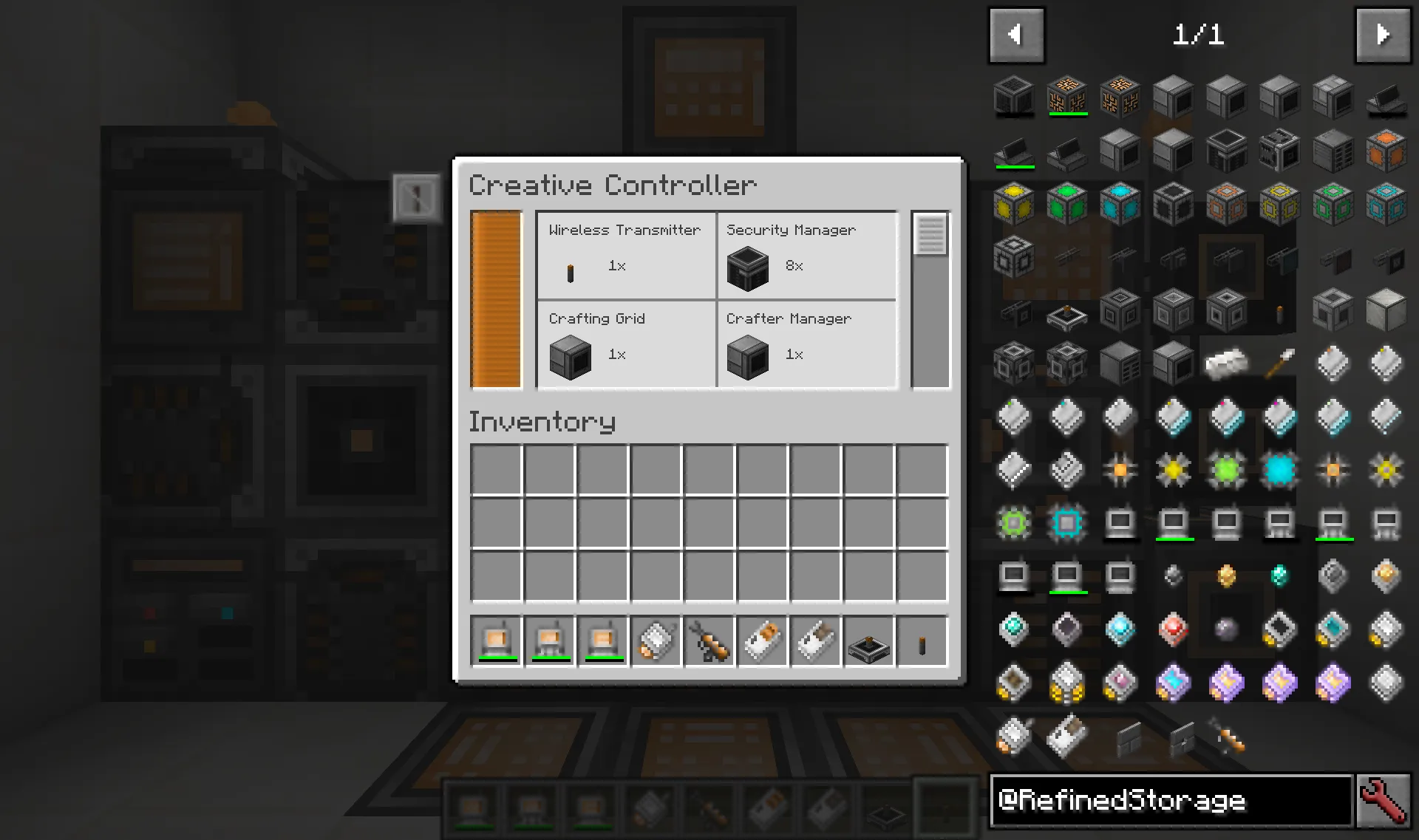 Refined Storage Recolor - Orange — скриншот 1 (Текстуры, Minecraft)