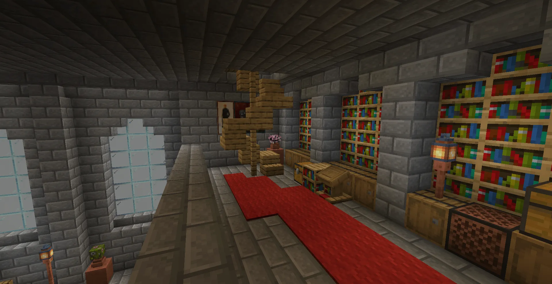 Escape Room Library, Карты, Minecraft