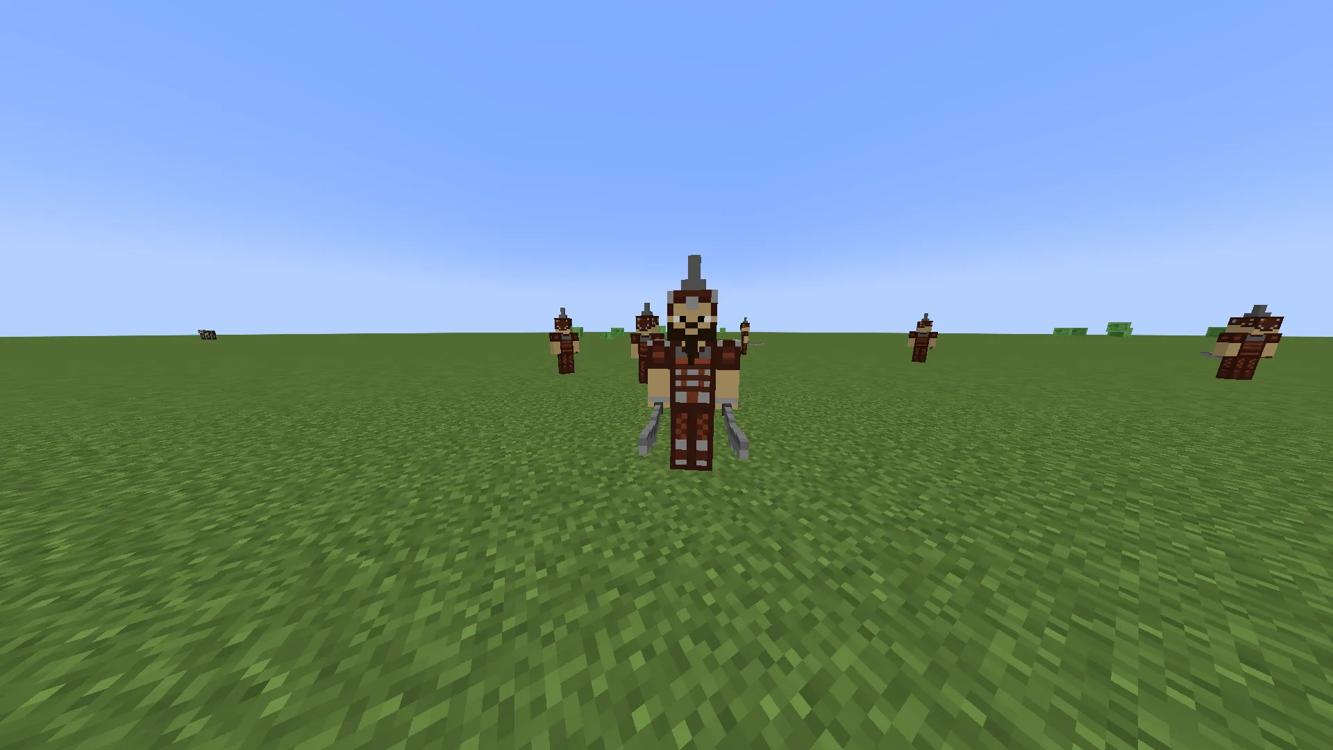 Mongolian Weapons,Armor and Mobs! — скриншот 9 (Моды, Minecraft)