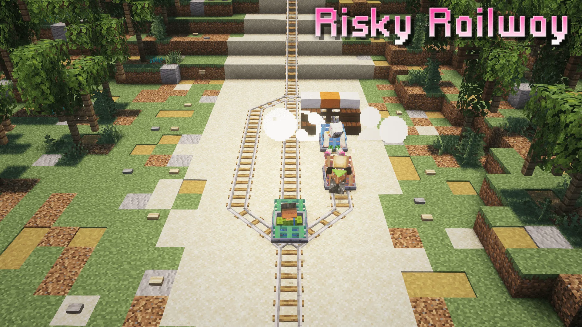 Wii Party: Board Game Island, Карты, Minecraft