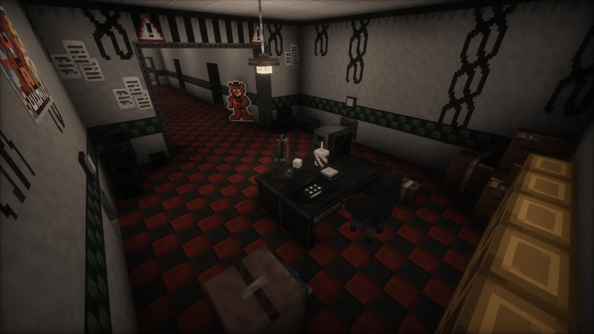 FNaF: Ultimate Universe, Карты, Minecraft