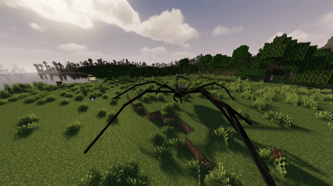 HORROR - Arachnophobia (spider)  — скриншот 1 (Модпаки, Minecraft)