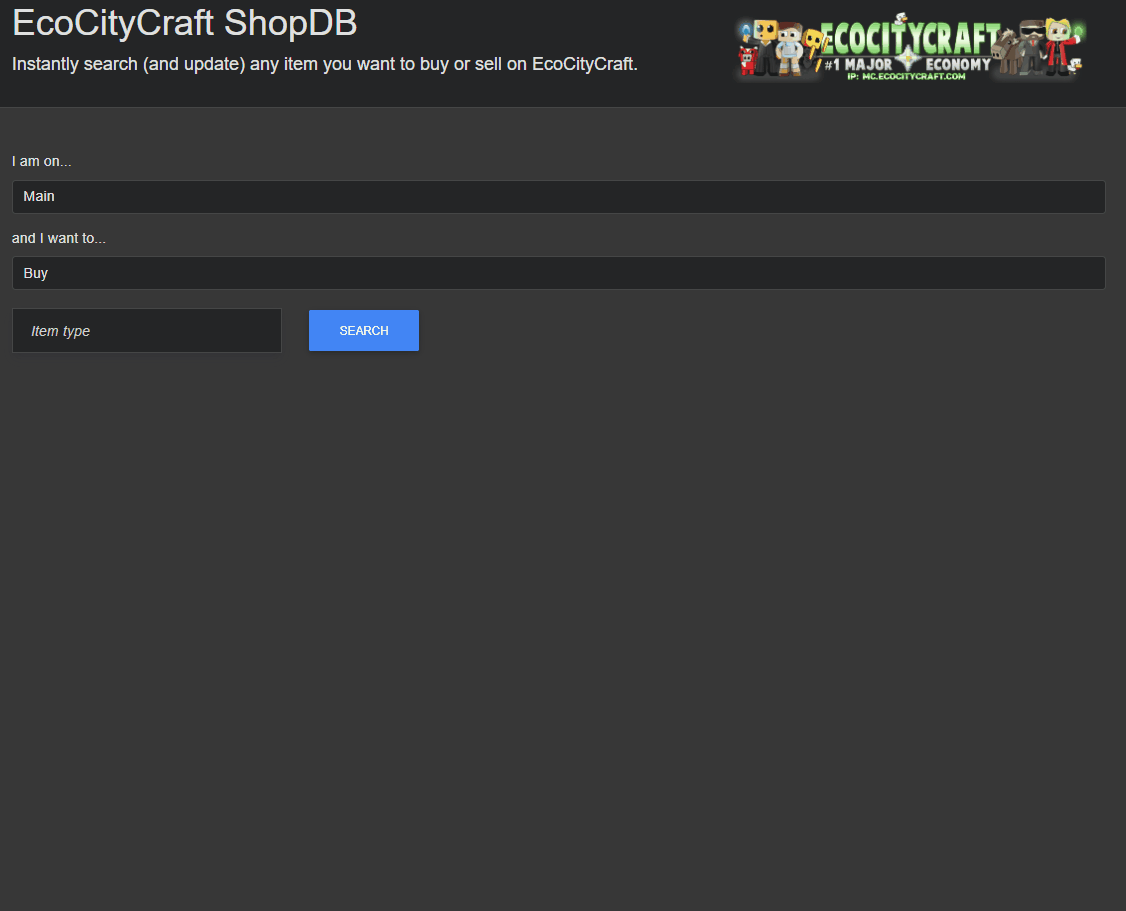 EcoCityCraft ShopDB, Моды, Minecraft