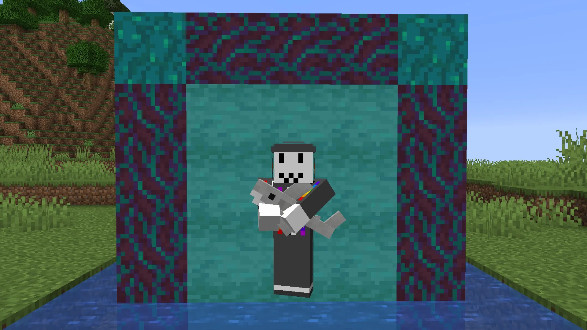 Hellish Blåhaj, Моды, Minecraft