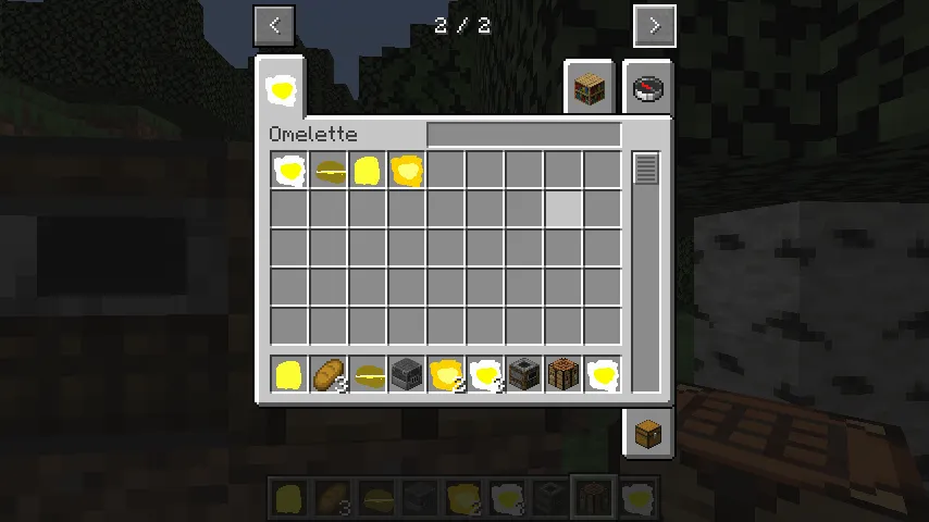 Omelete, Моды, Minecraft