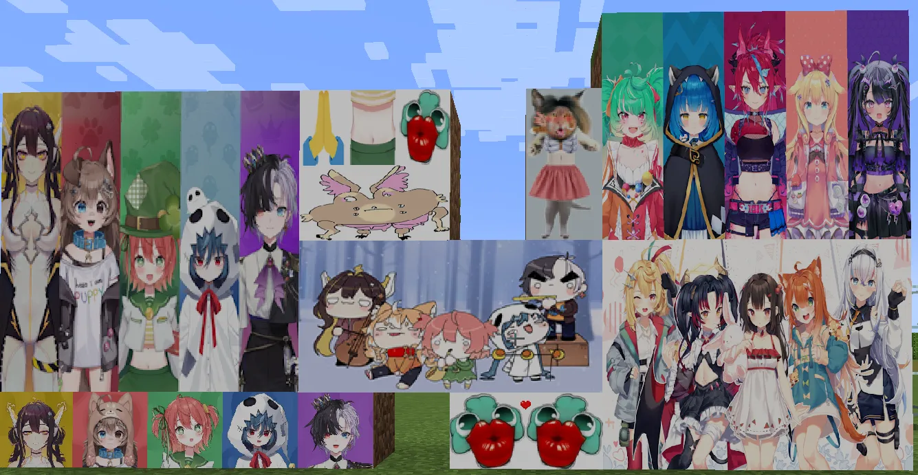 Coni Confetti Pack, Текстуры, Minecraft