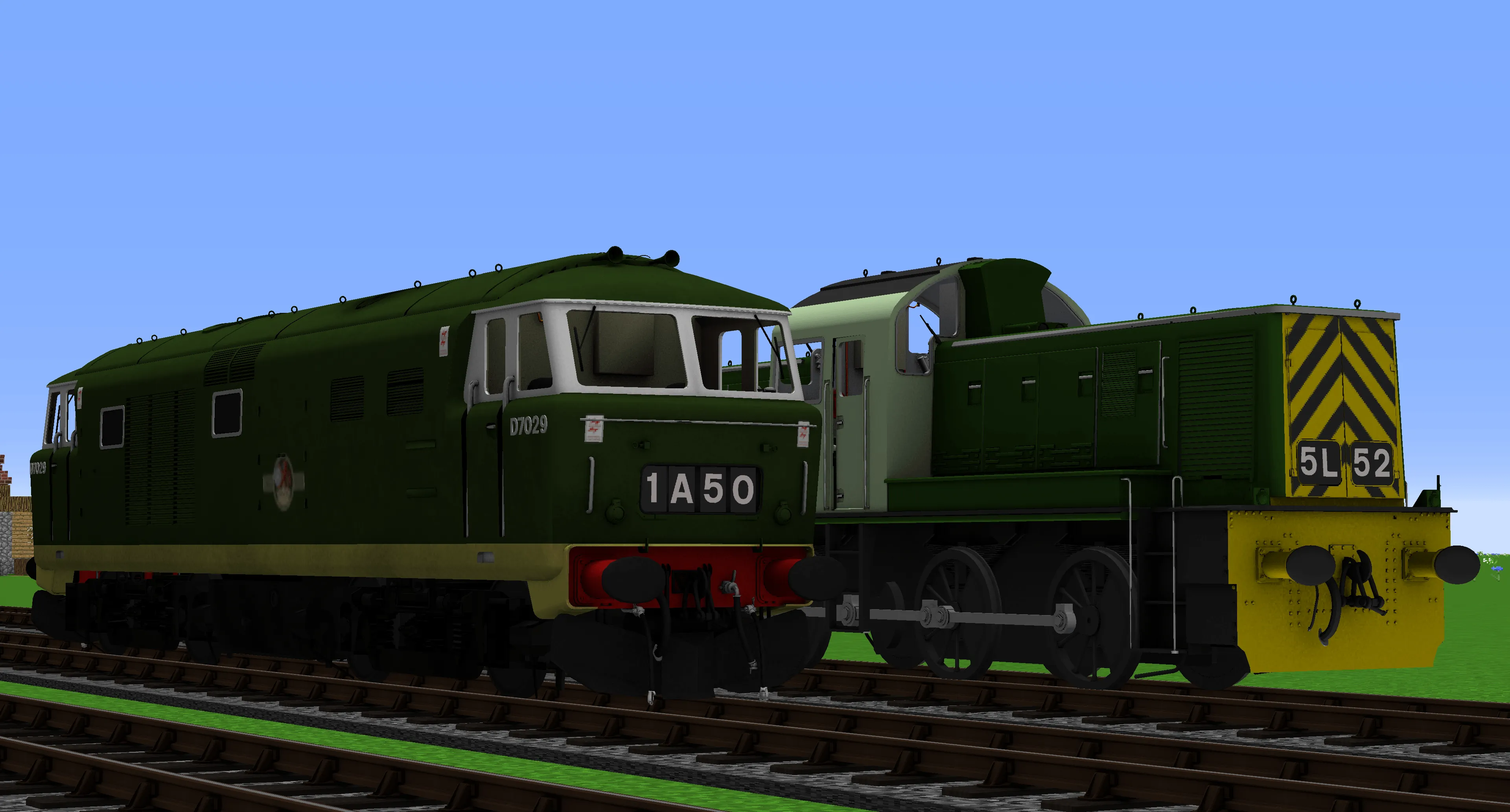 S&S British Diesel for Immersive Railroading, Текстуры, Minecraft
