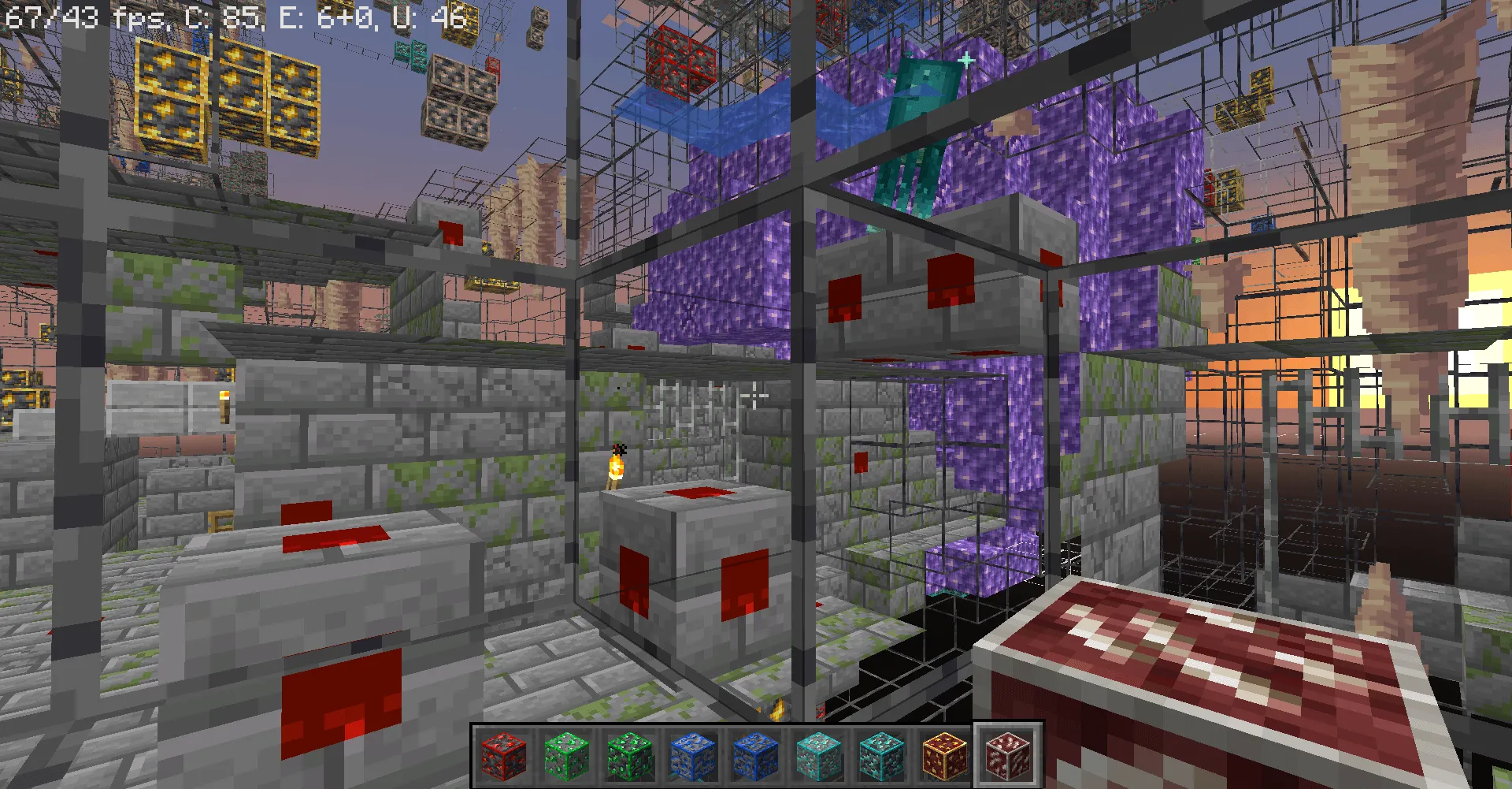 BEG's X-Ray and Ore Outlines — скриншот 1 (Текстуры, Minecraft)