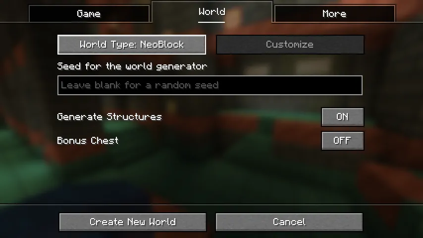 NeoBlock - The New OneBlock, Моды, Minecraft