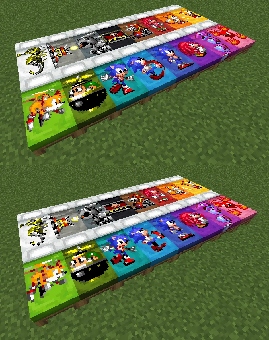 Sonic The Hedgehog Beds — скриншот 1 (Текстуры, Minecraft)