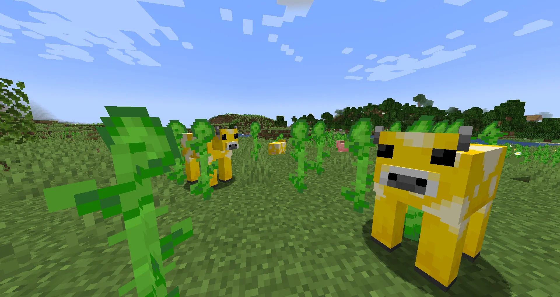 Moobloom Update, Текстуры, Minecraft