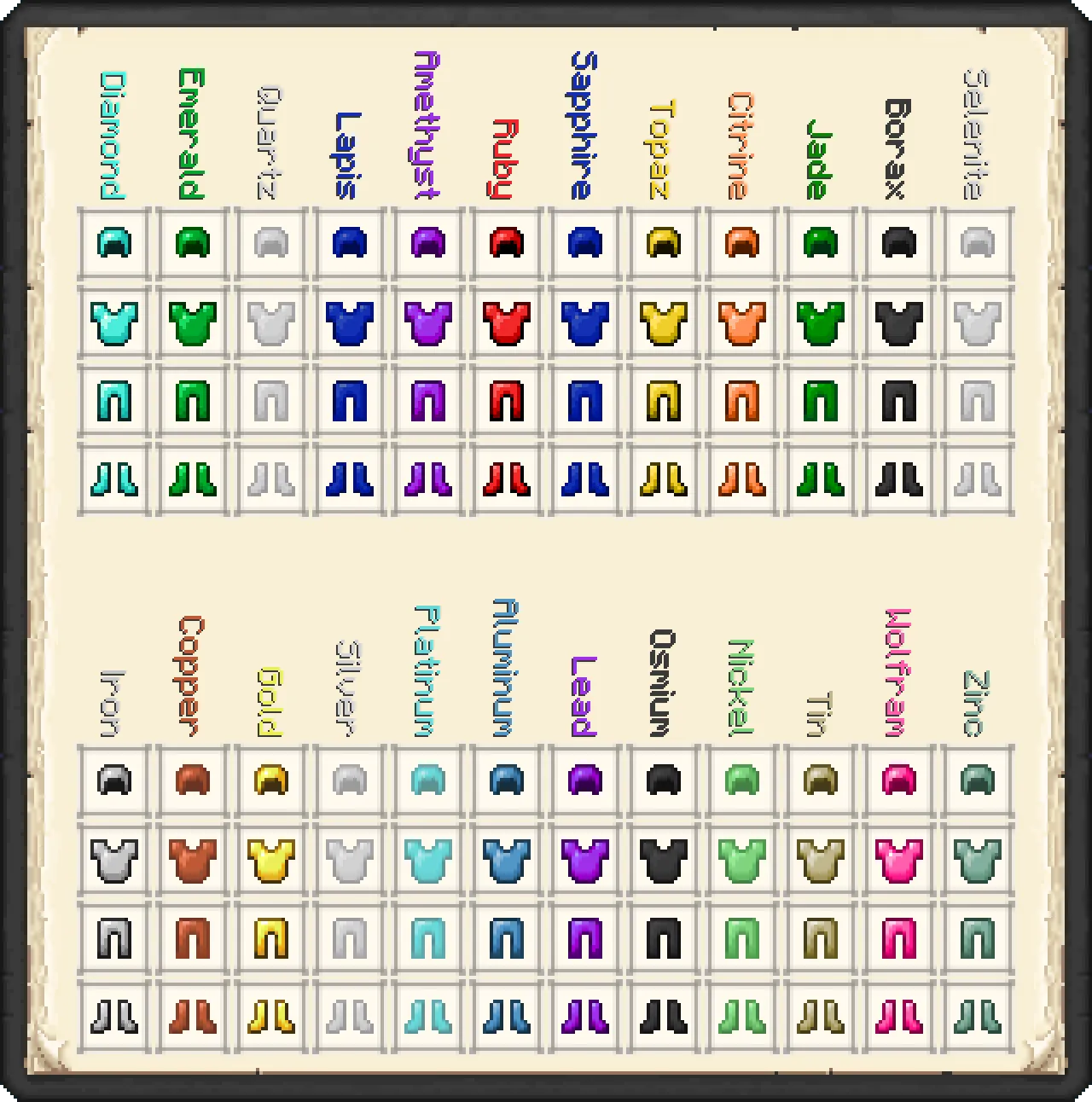 Tax' Armor Legend, Моды, Minecraft