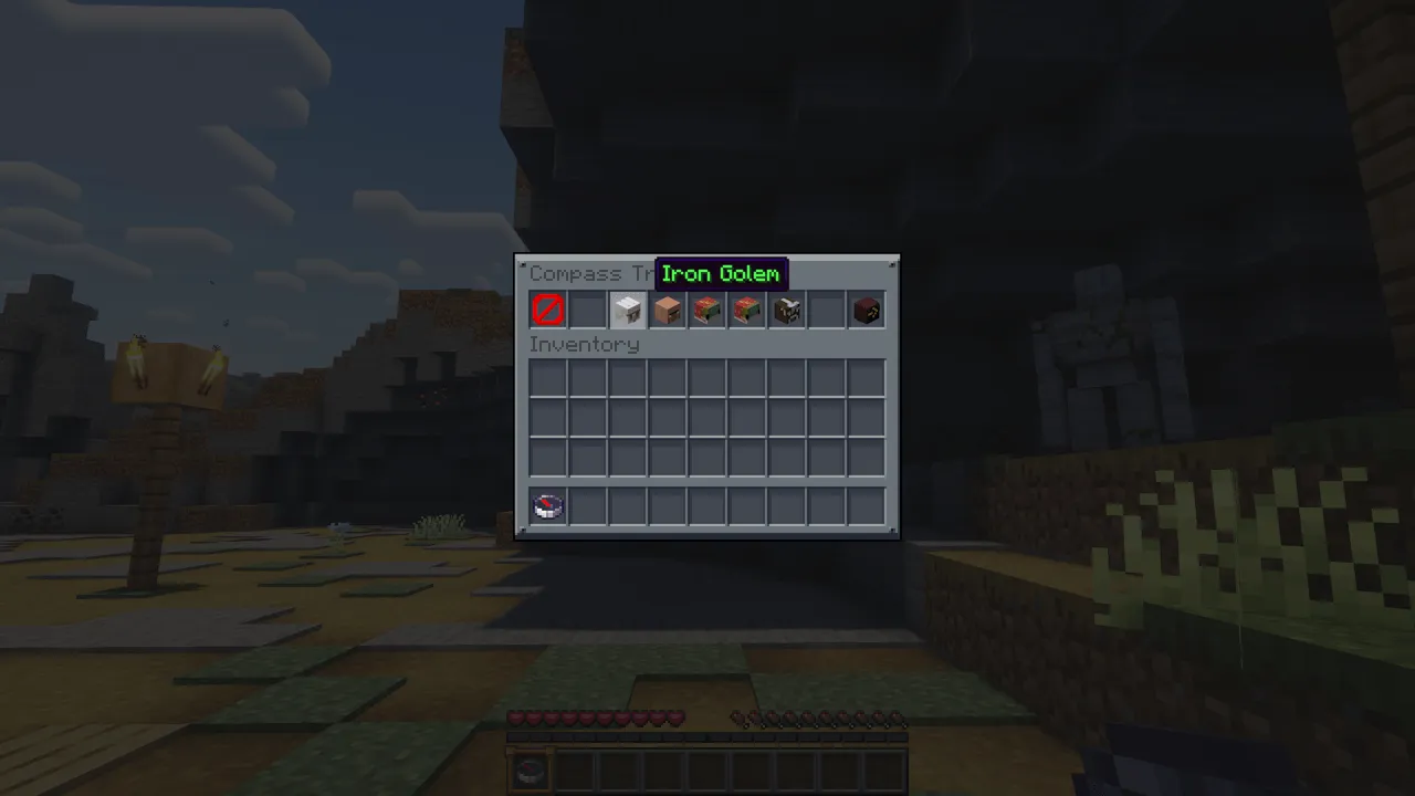CompassGUI — скриншот 1 (Плагины, Minecraft)