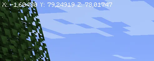 Simple Coordinates (Fixed) — скриншот 3 (Моды, Minecraft)