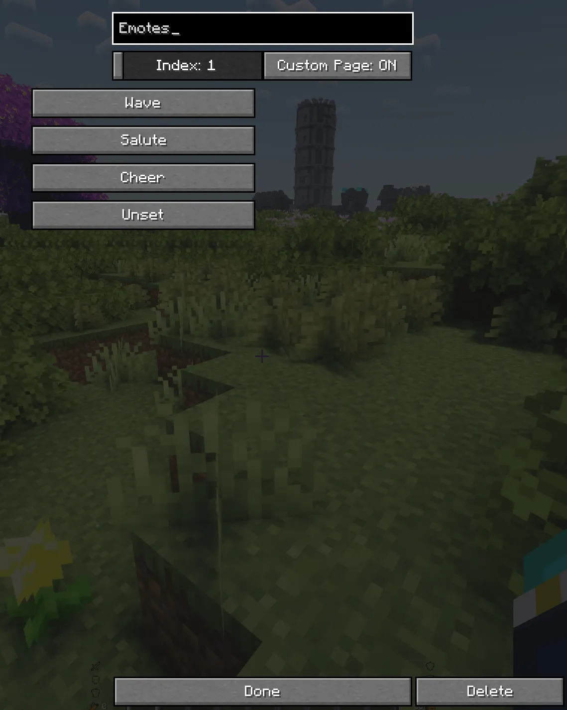 Too Many Keybinds, Моды, Minecraft