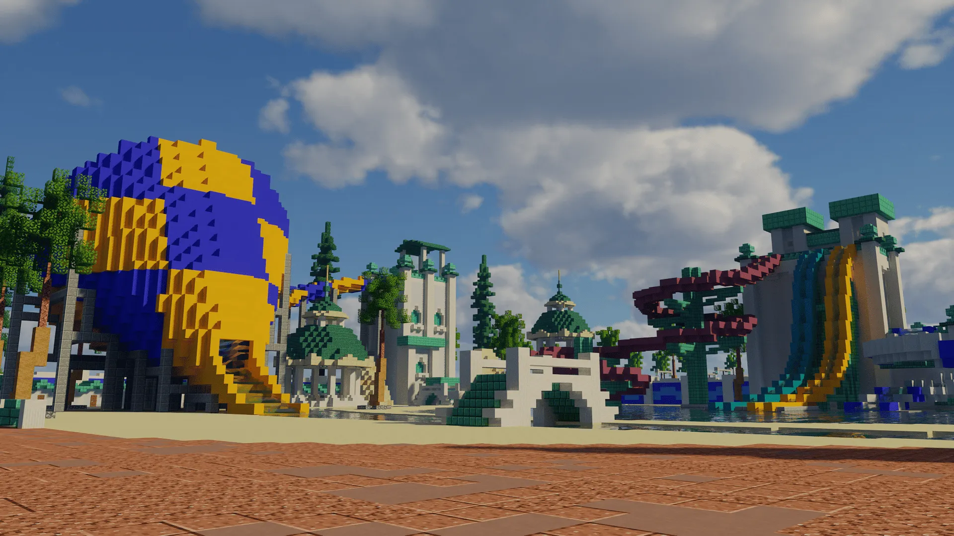 Fantaria - Theme Park, Карты, Minecraft