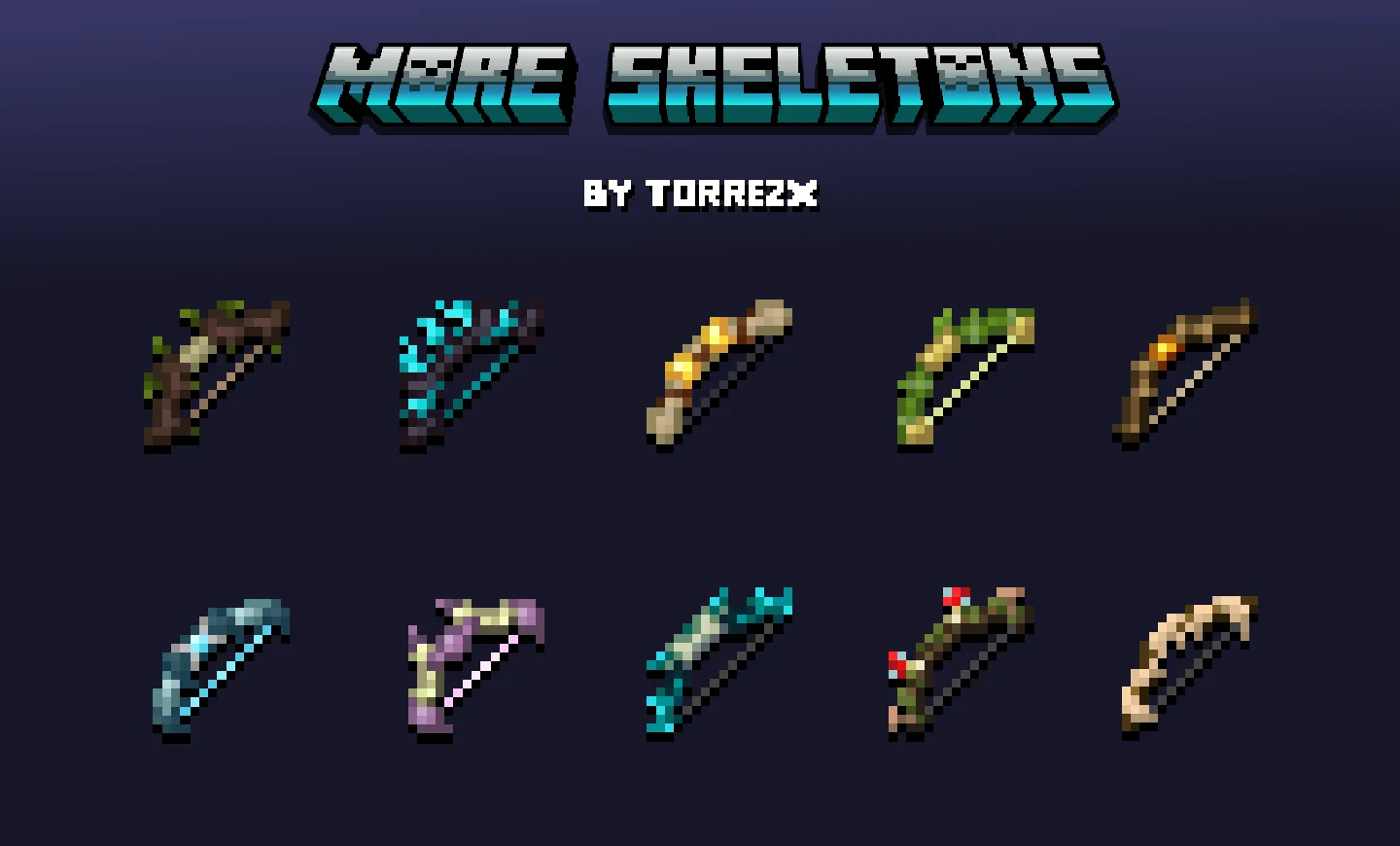 Torrezx-More skeletons RP, Текстуры, Minecraft