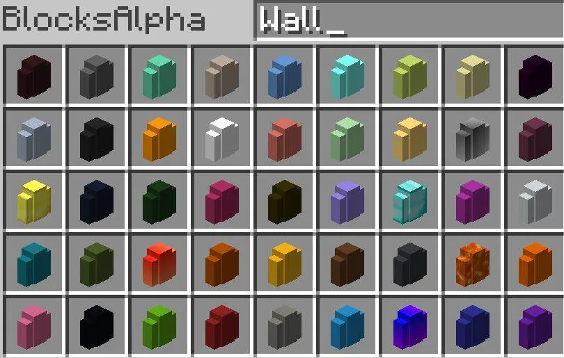 BlocksAlpha, Моды, Minecraft