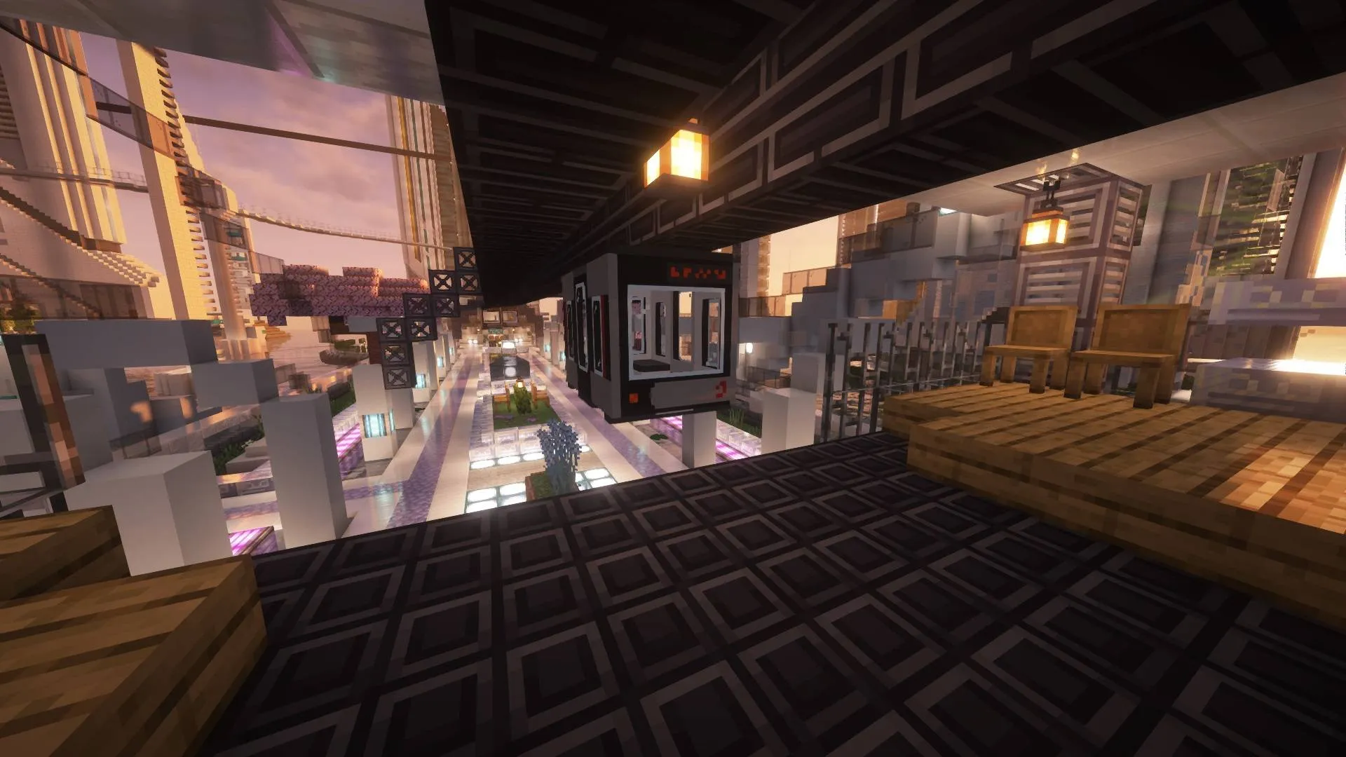 Suspended Railways/Monorail — скриншот 5 (Моды, Minecraft)
