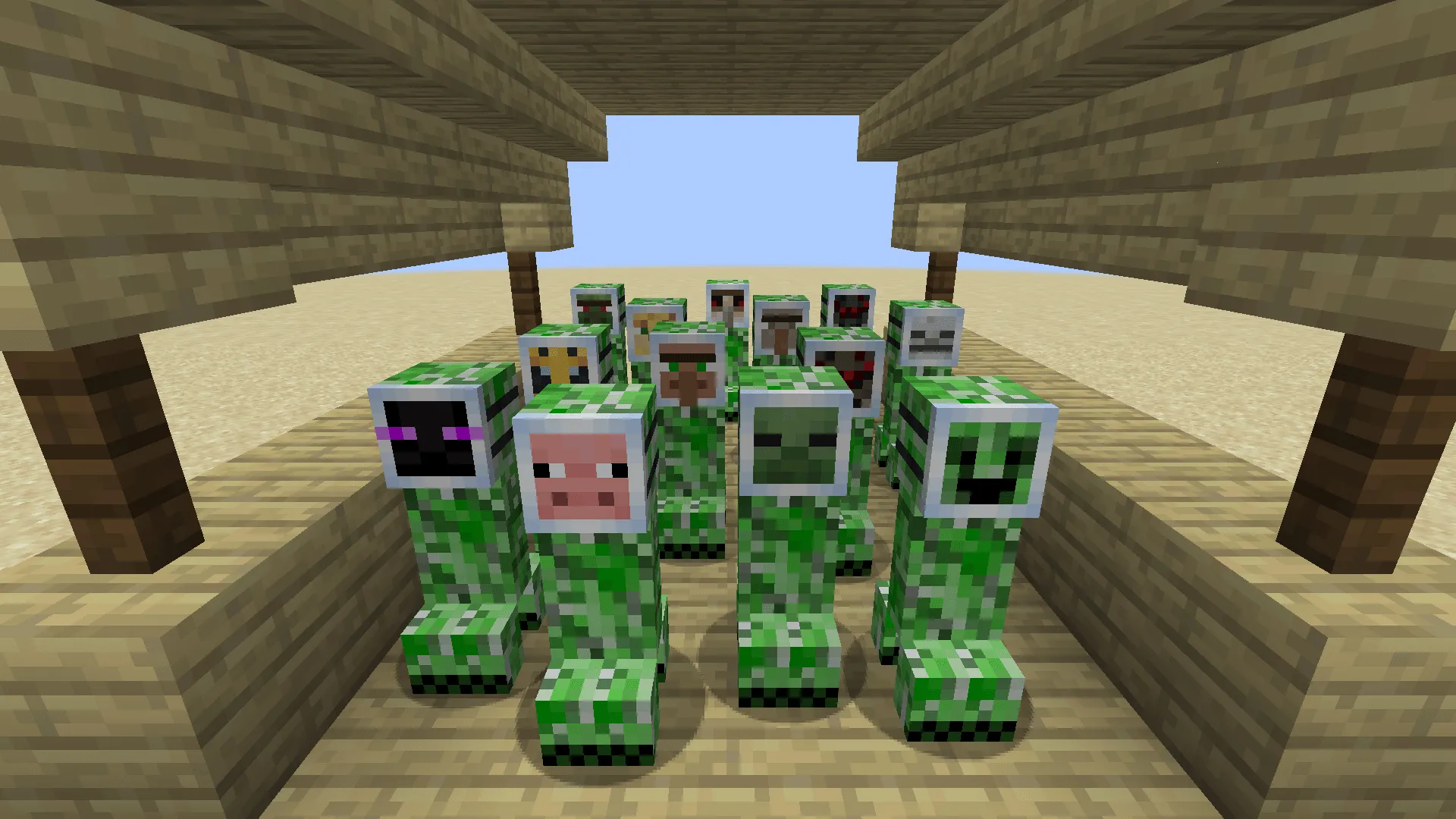 That creeper is a spy! — скриншот 1 (Текстуры, Minecraft)
