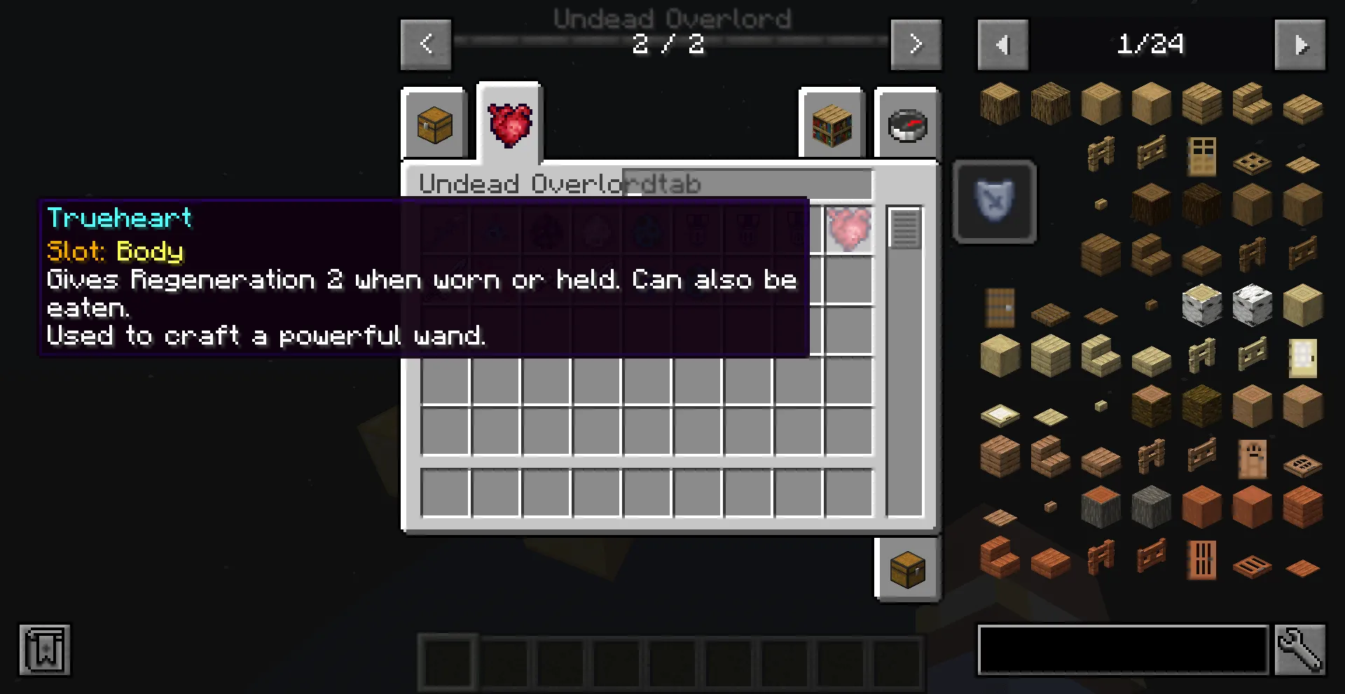 Undead Overlord, Моды, Minecraft