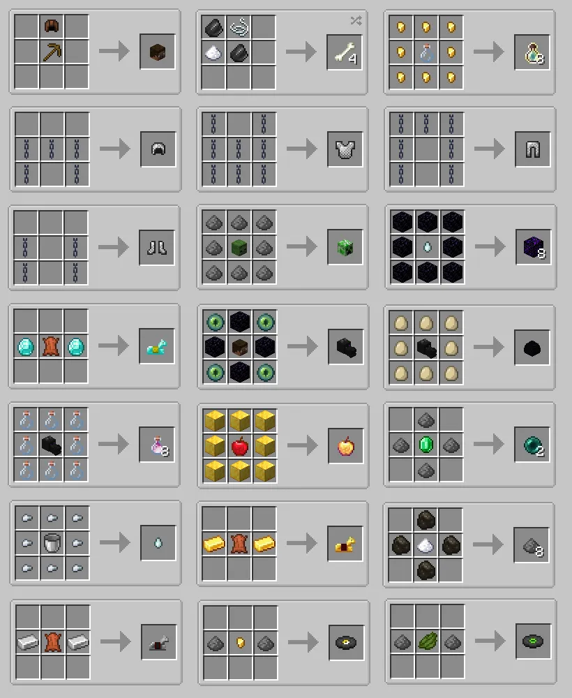 Peaceful recipes — скриншот 2 (Моды, Minecraft)