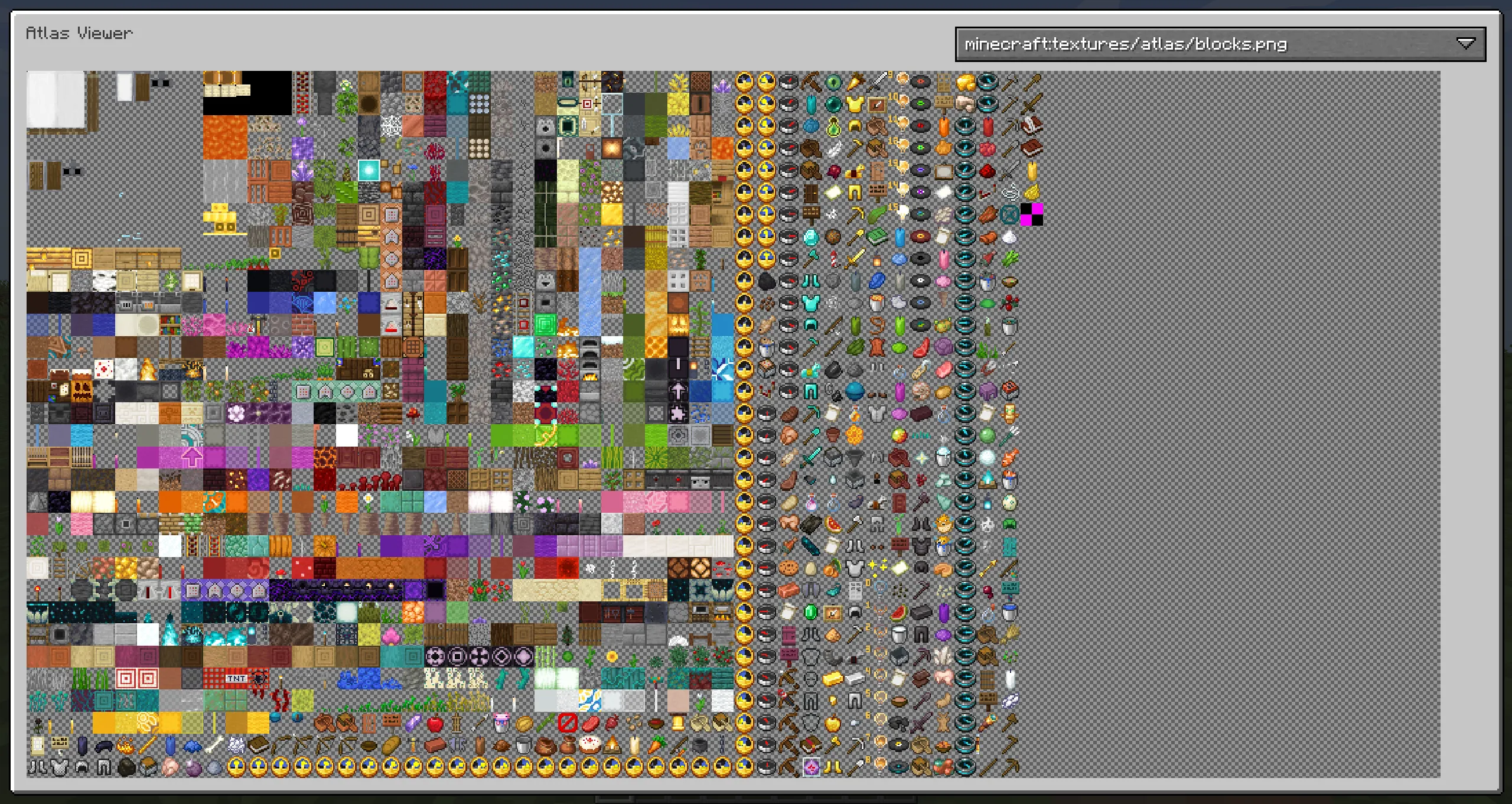AtlasViewer, Моды, Minecraft