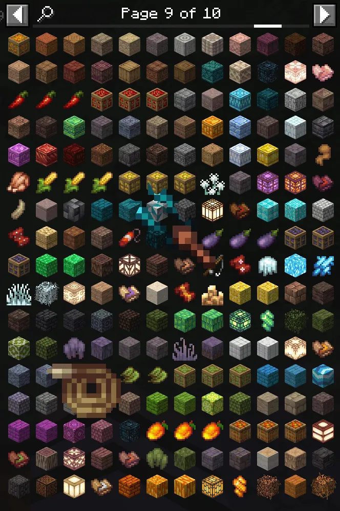 Easy Item List — скриншот 2 (Моды, Minecraft)