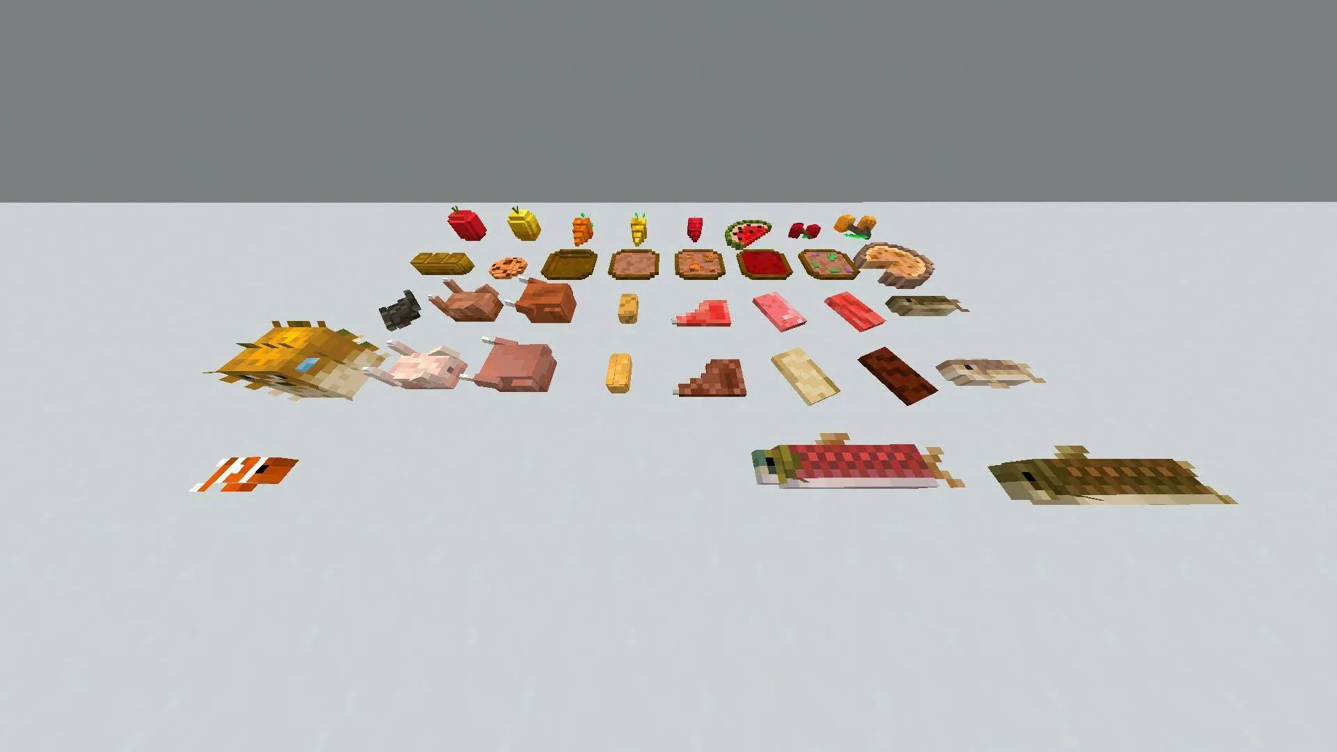 Placeable Food — скриншот 4 (Моды, Minecraft)
