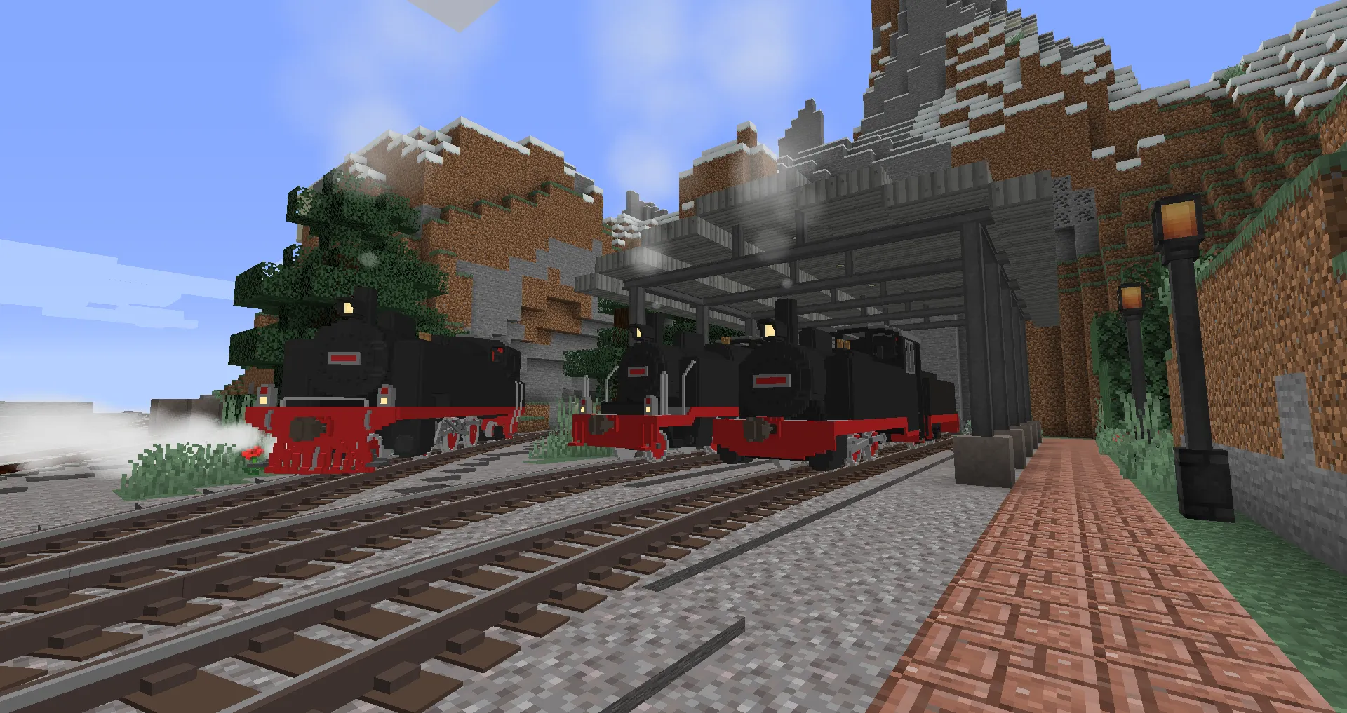 [IR] Wu Nam Shek Steel Mill Locomotive Works Pack — скриншот 1 (Текстуры, Minecraft)