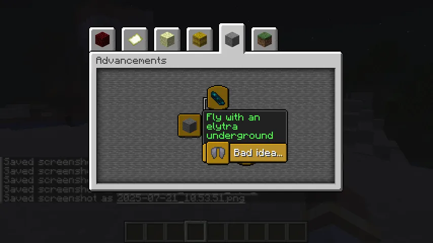 Too Many Advancements (TMA) — скриншот 2 (Моды, Minecraft)