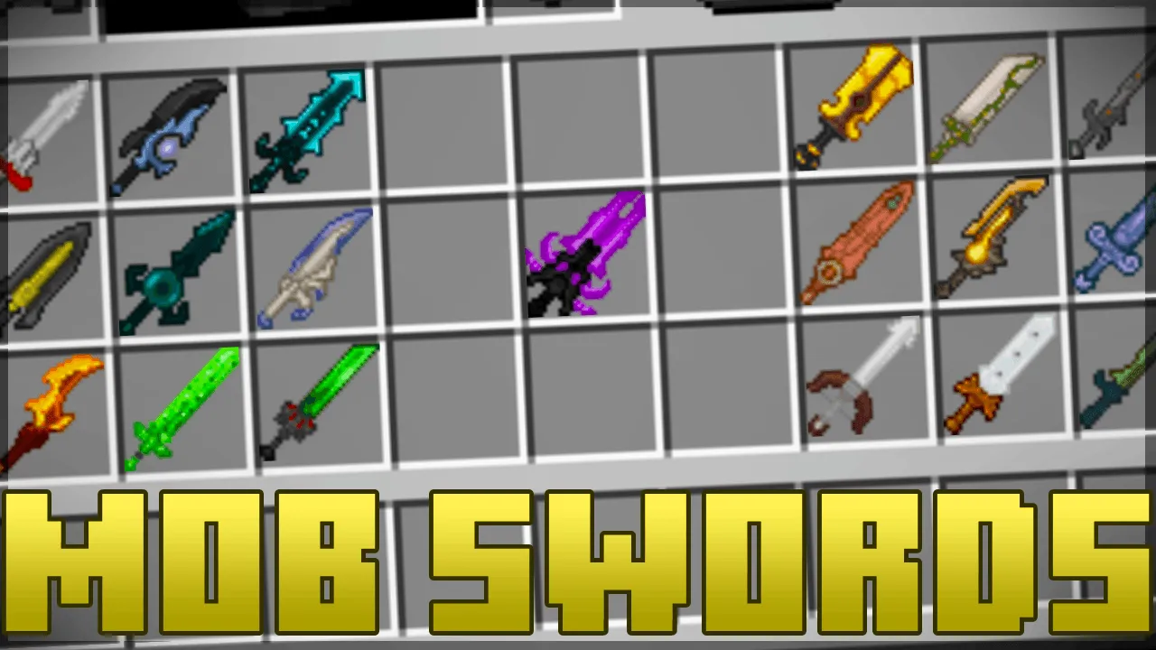 Mob Swords — скриншот 1 (Дата-паки, Minecraft)