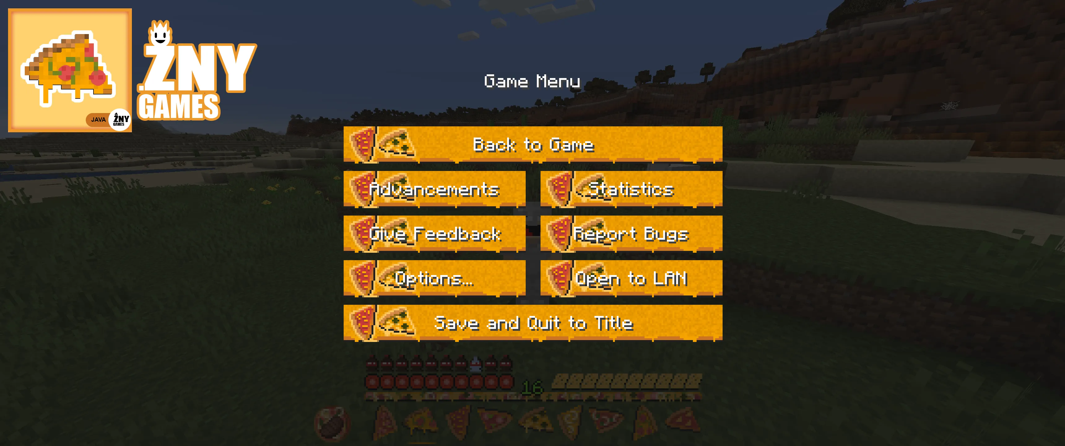ONE PIZZA, Текстуры, Minecraft