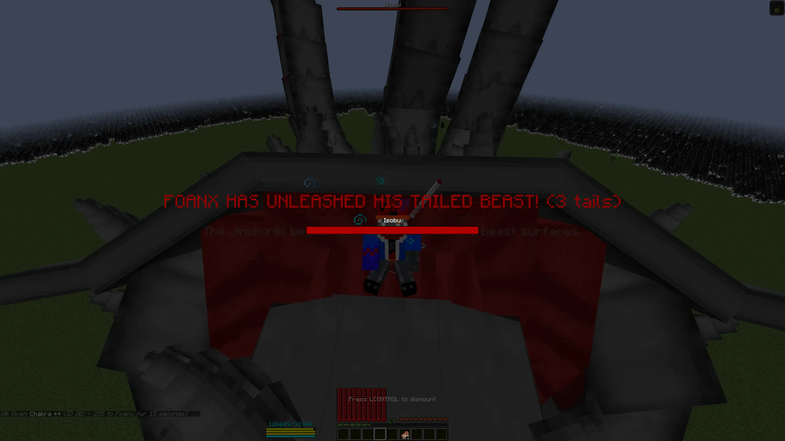 BijuUnleashing || AHZNB's Naruto mod, Моды, Minecraft