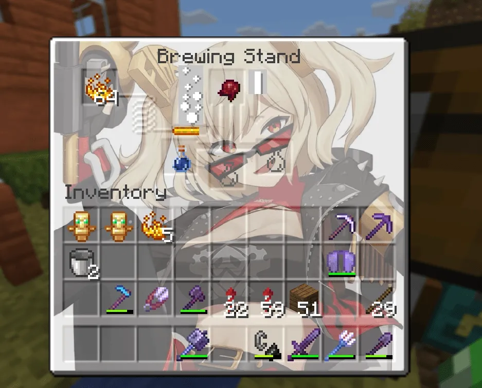 HD Burnice GUI — скриншот 7 (Текстуры, Minecraft)
