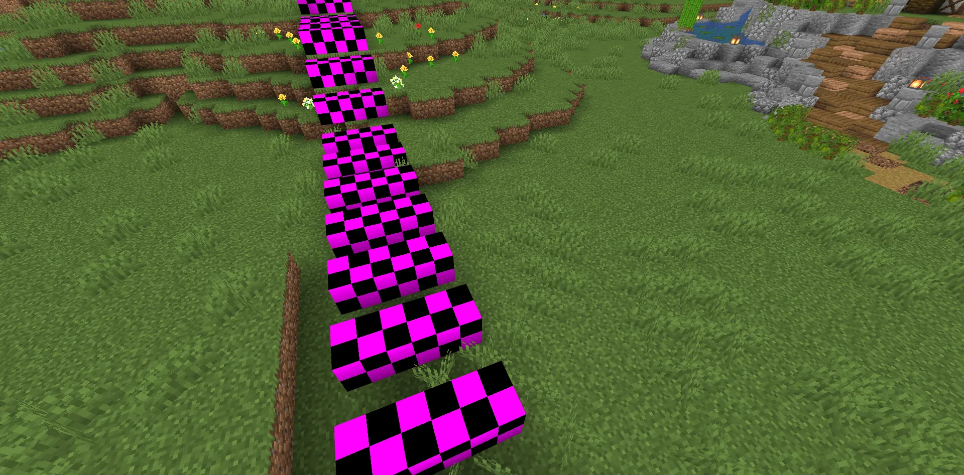 Diagonal Fences BlueMap Pack — скриншот 1 (Текстуры, Minecraft)
