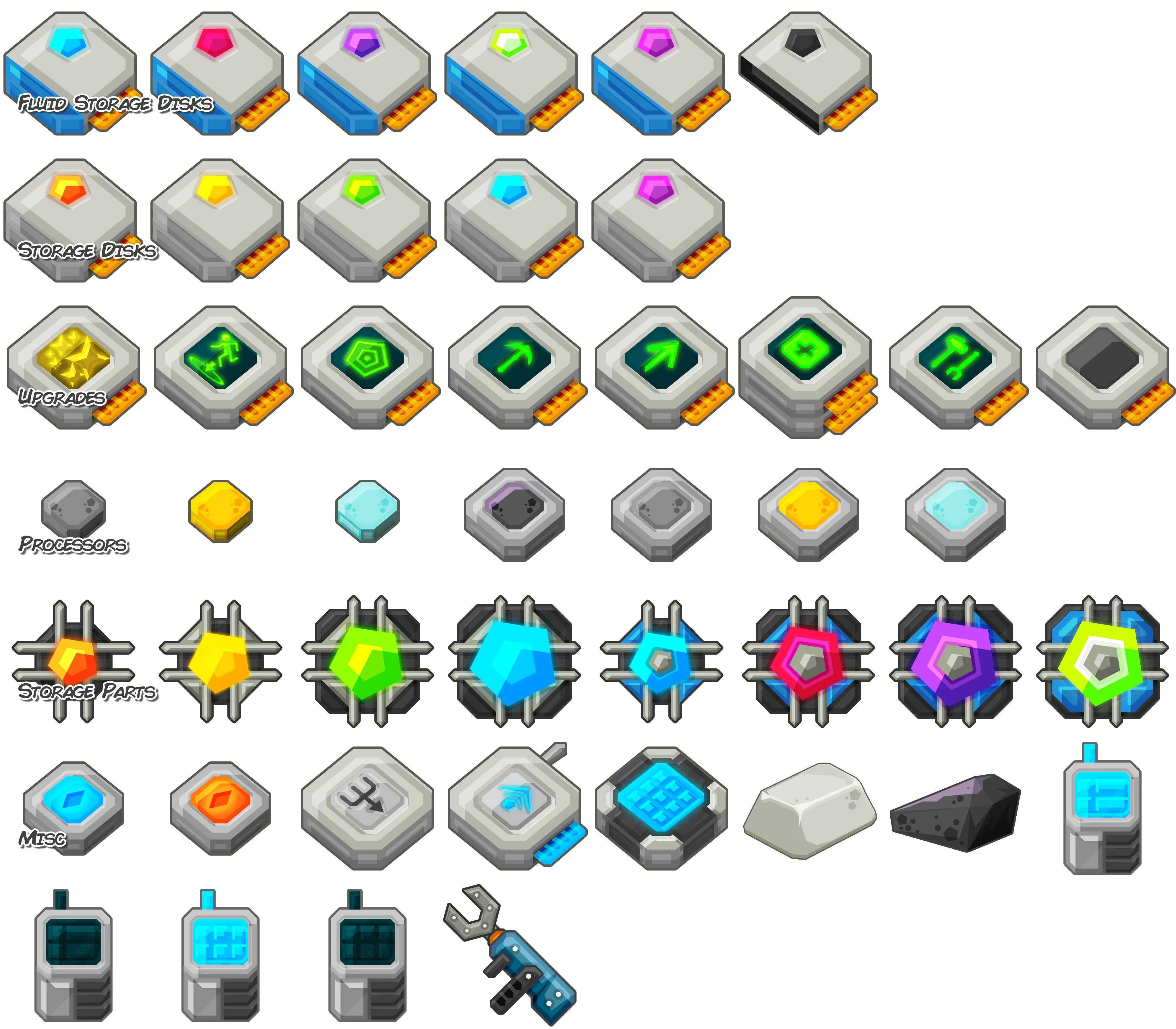Refined Storage BDCraft, Текстуры, Minecraft