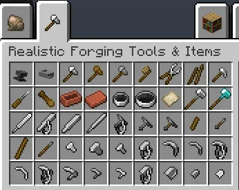 Salty's Realistic Forging Retexture — скриншот 3 (Текстуры, Minecraft)