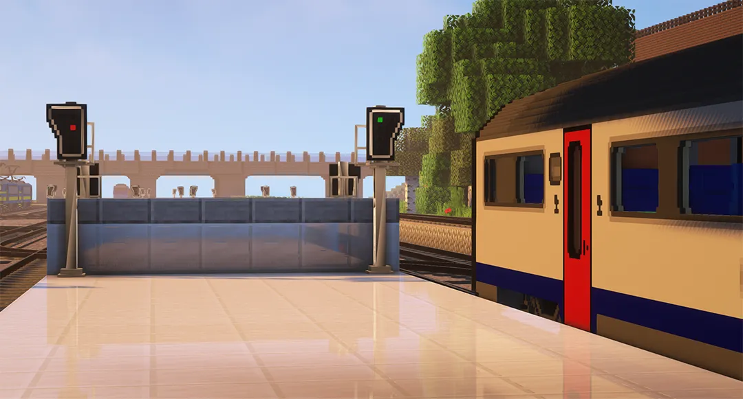 Belgian Signal & Catenary - Voxel Pack — скриншот 6 (Моды, Minecraft)