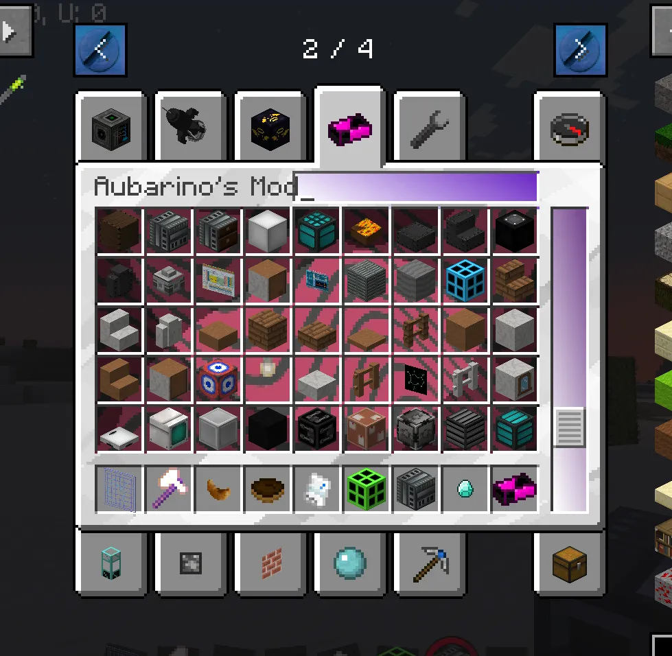 Aubarino's Mod, Моды, Minecraft