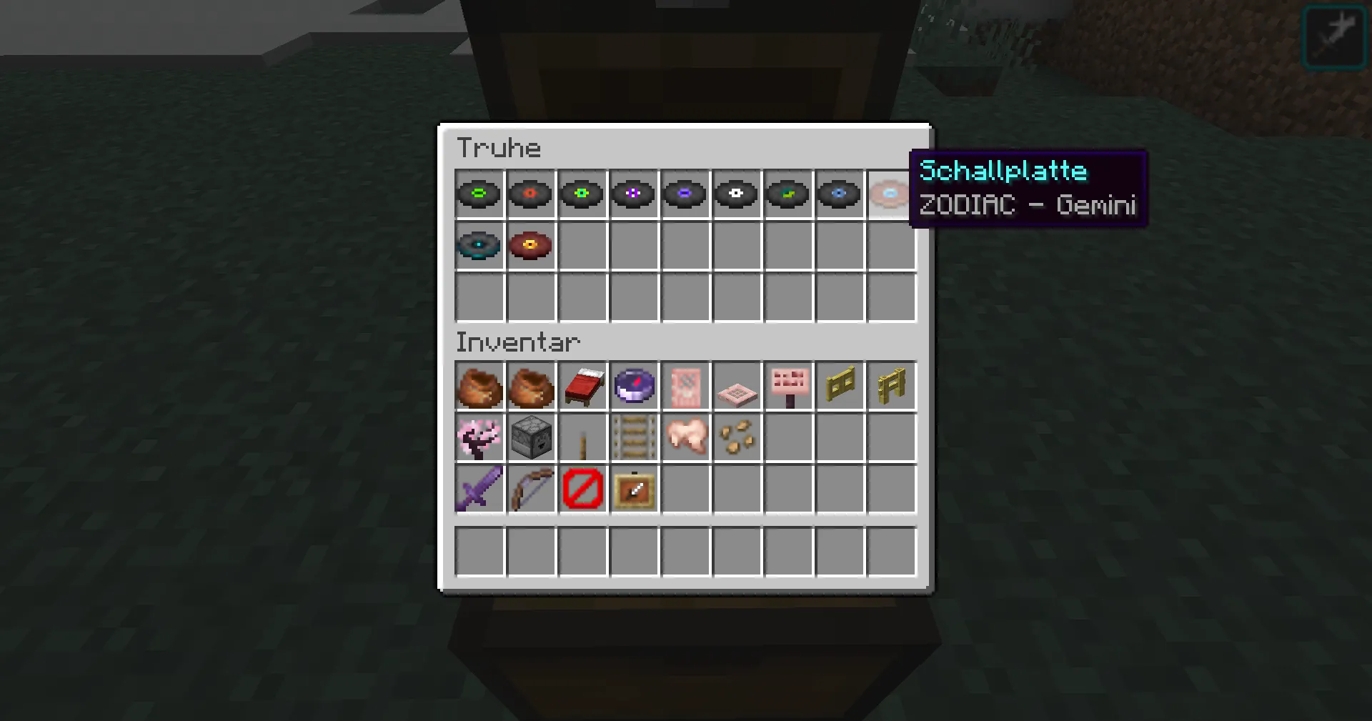 Demon Textures music addon, Текстуры, Minecraft