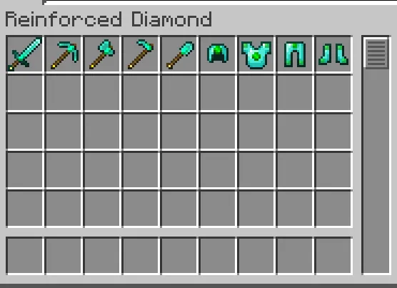 Reinforced Diamond Mod, Моды, Minecraft
